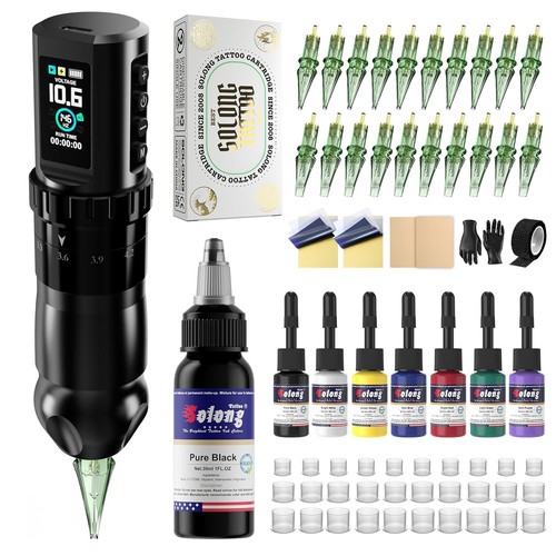 Tattoo kit mit - tattoo, rotary
