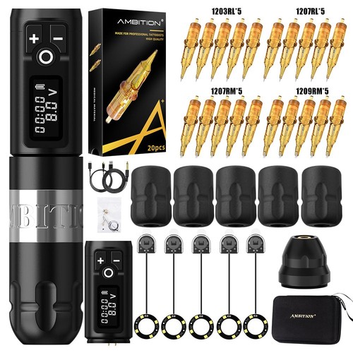 Kabelloses tattoo maschine set - tattoo,