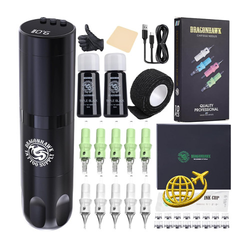 Dragonhawk wireless tattoo - wireless,