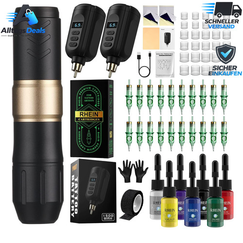 Tattoo maschine set kabellos - tattoo,
